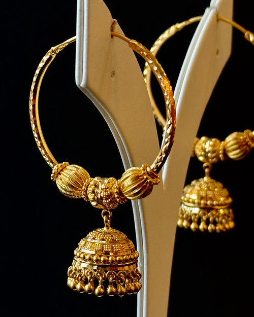 22K Gold Ladies Earrings