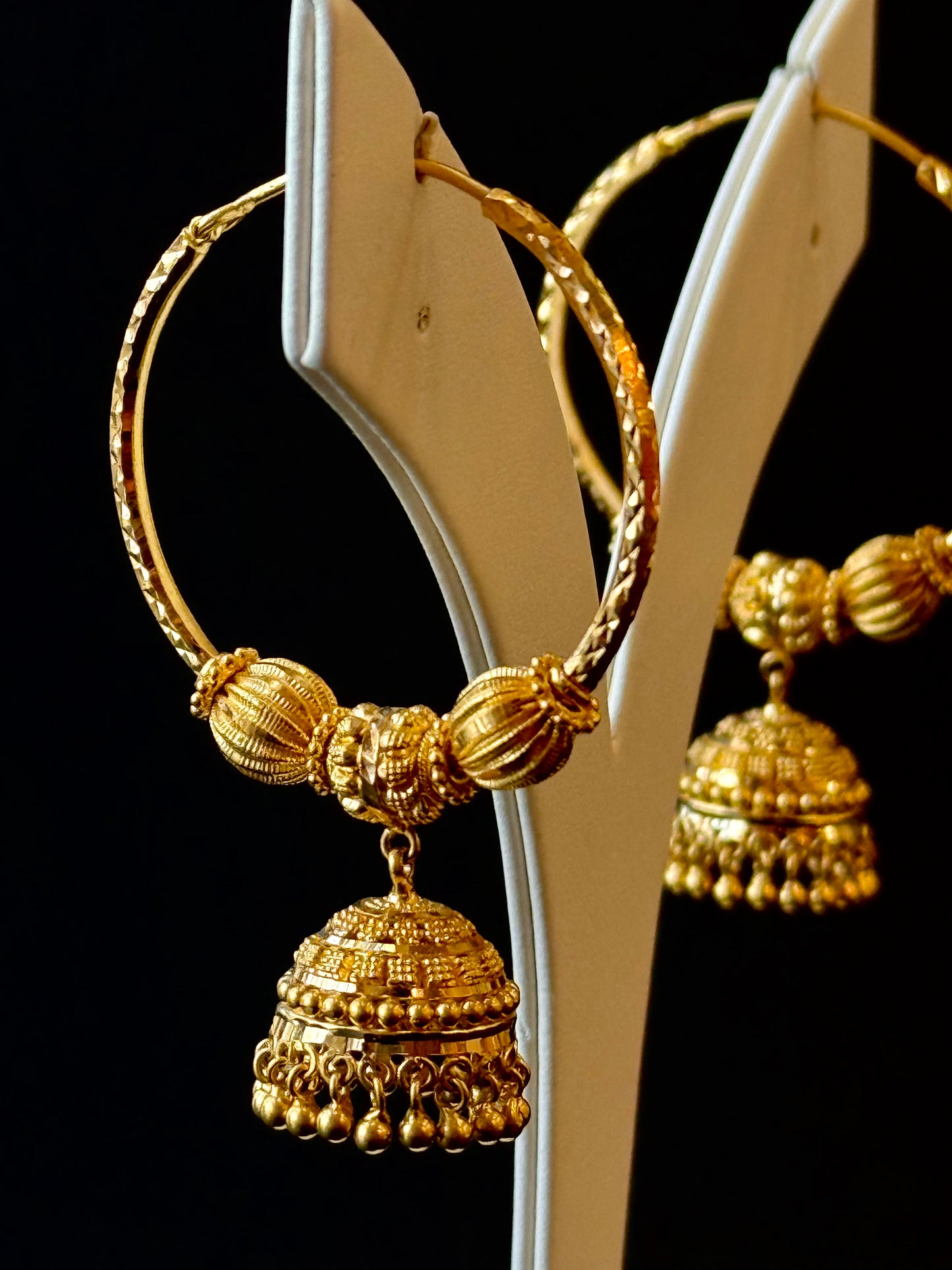 22K Gold Ladies Earrings