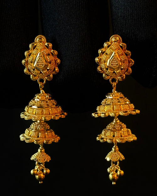 22K Gold Ladies Earrings