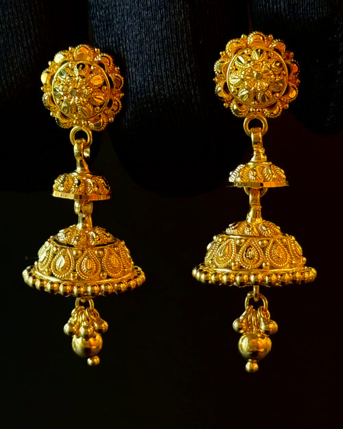22K Gold Ladies Earrings