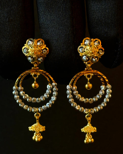 22K Gold Ladies Earrings