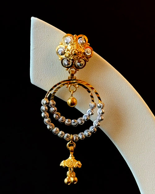 22K Gold Ladies Earrings