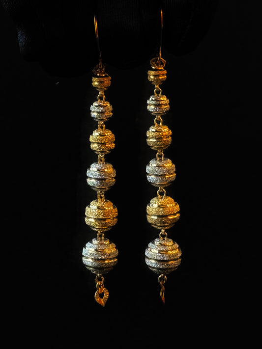 22K Gold Ladies Earrings