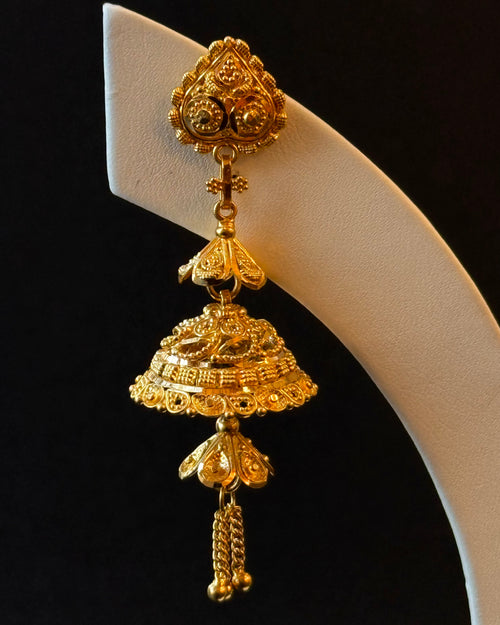 22K Gold Ladies Earrings