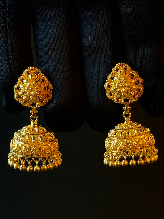 22K Gold Ladies Earrings
