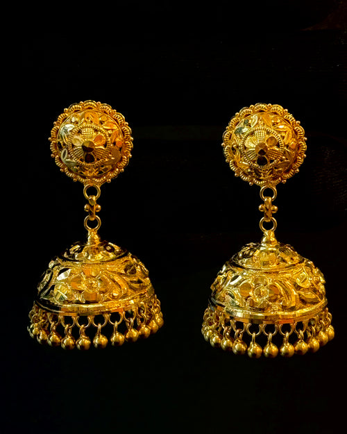 22K Gold Ladies Earrings