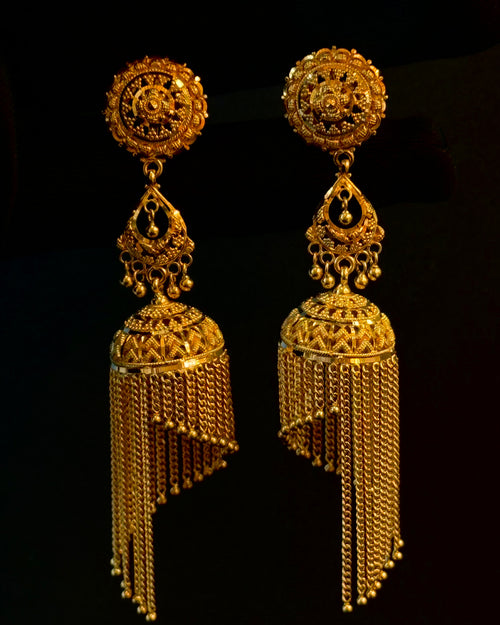 22K Gold Ladies Earrings