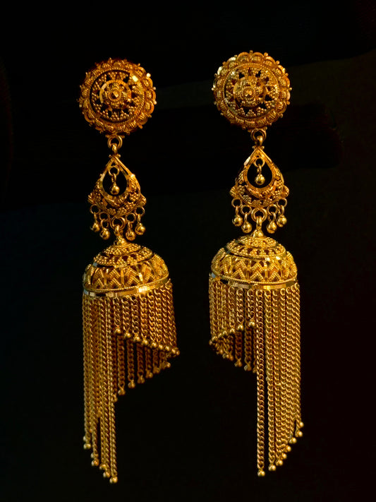 22K Gold Ladies Earrings