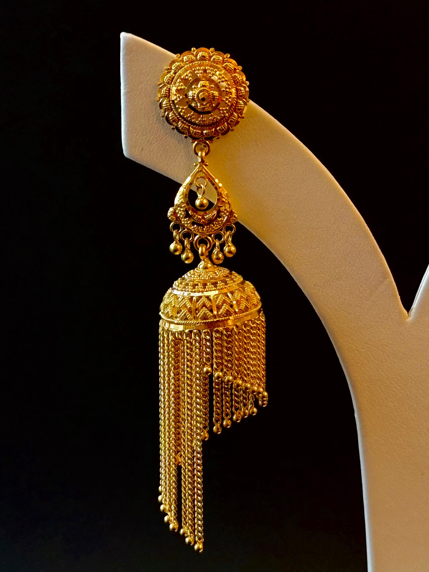 22K Gold Ladies Earrings