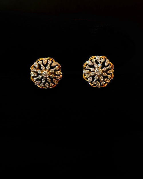 22K Gold Ladies Earrings