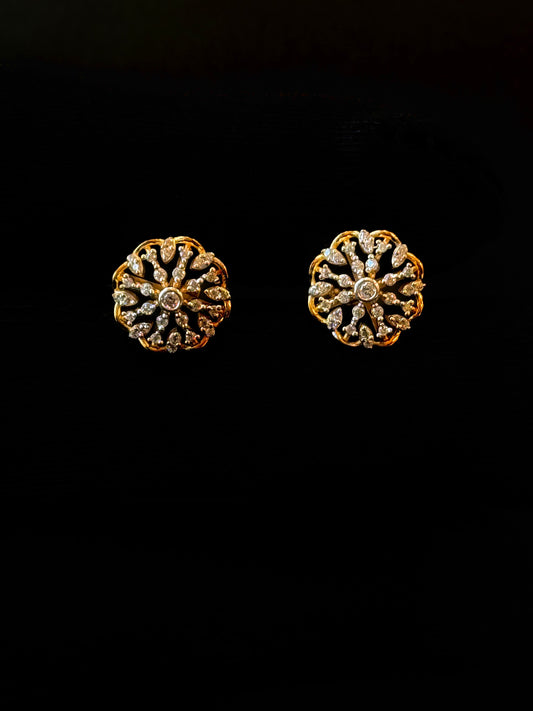 22K Gold Ladies Earrings