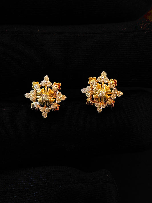 22K Gold Ladies Earrings