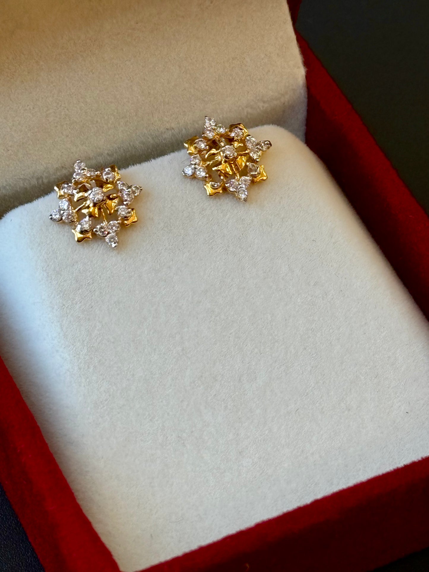 22K Gold Ladies Earrings