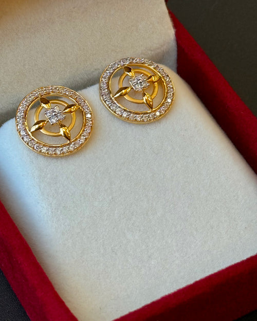 22K Gold Ladies Earrings