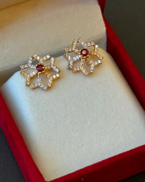 22K Gold Ladies Earrings