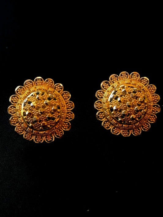 22K Gold Ladies Earrings