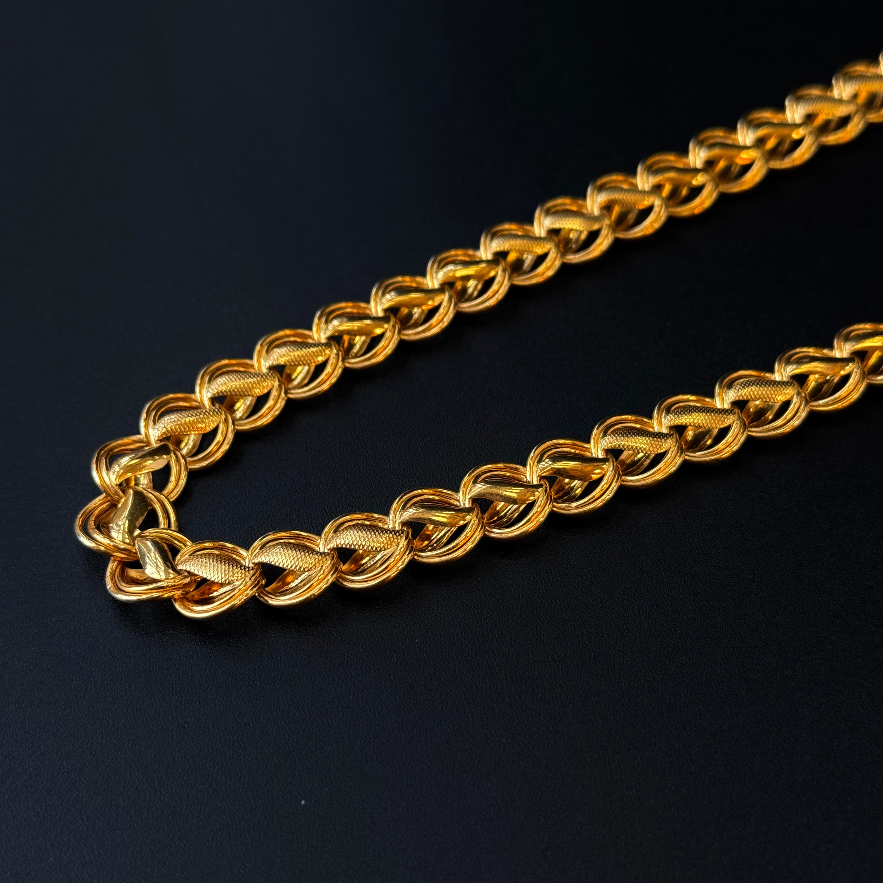 22K Gold Men's Chain (21 Inches)