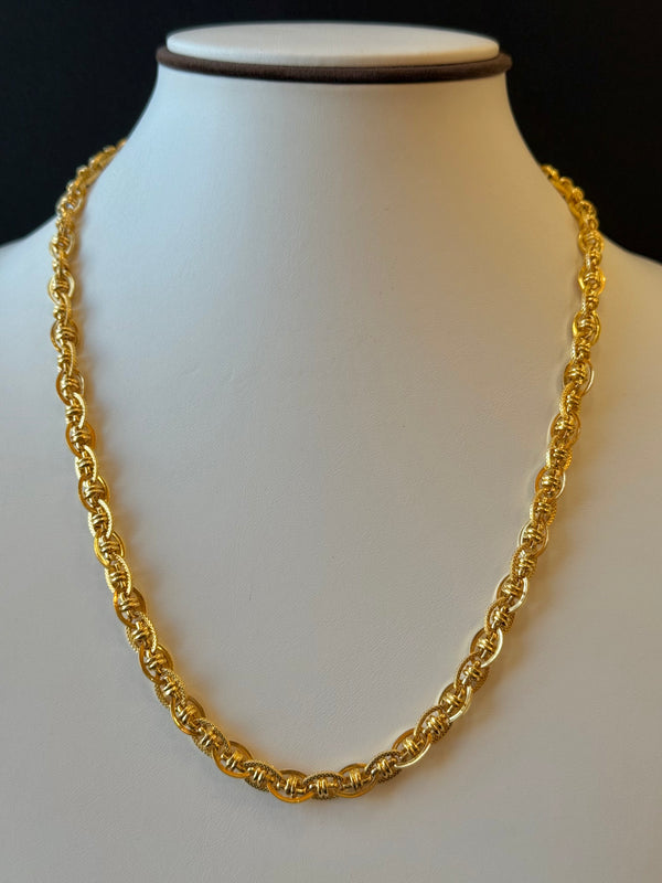 22K Gold Premium Mens Chain