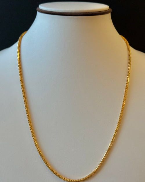 22K Gold Men's Chain (24 Inches)