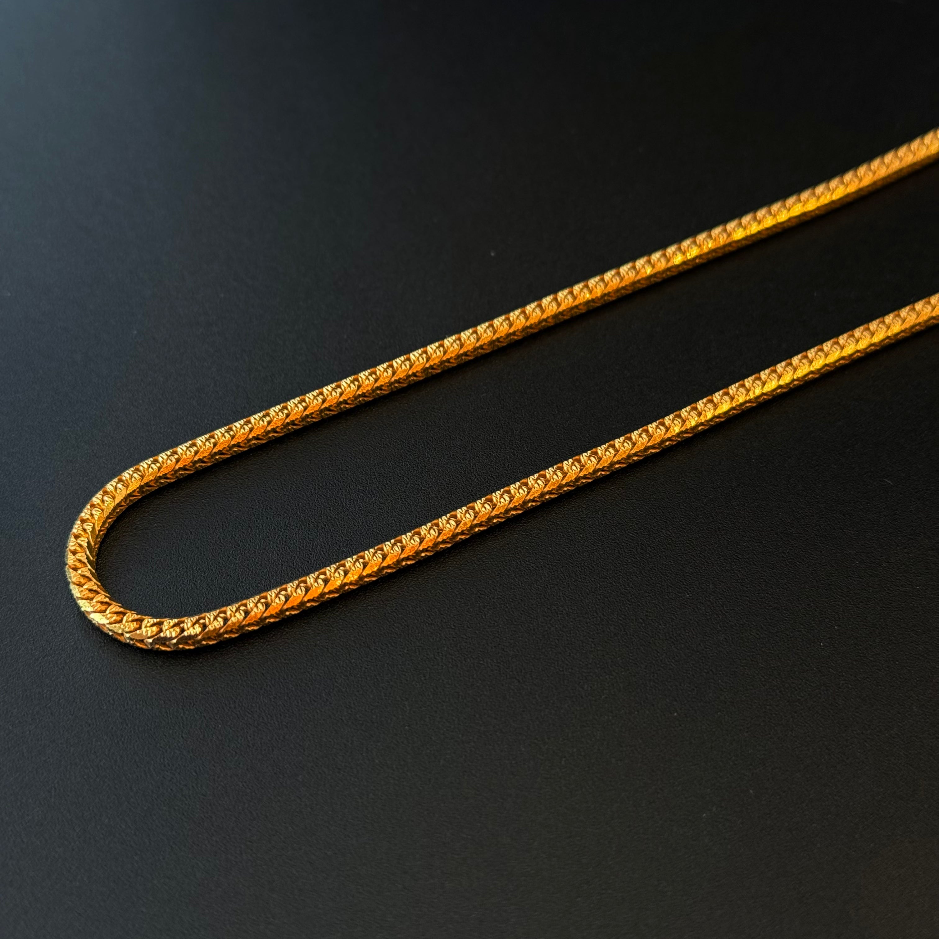 22K Gold Men's Chain (24 Inches)