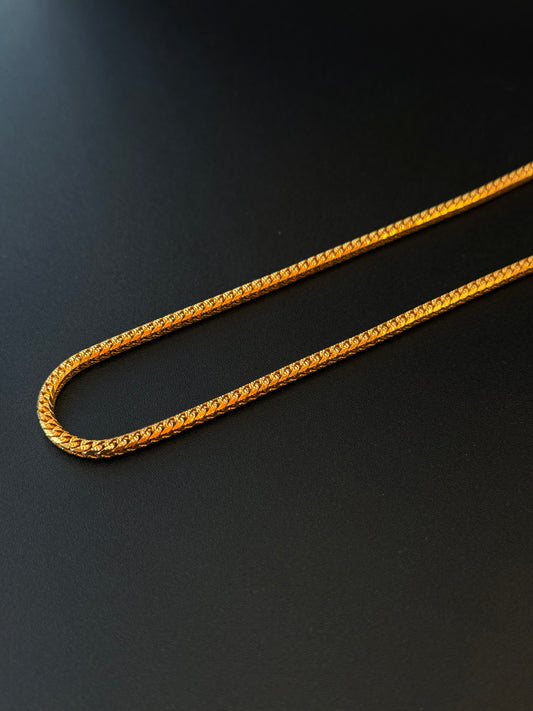 22K Gold Men's Chain (24 Inches)