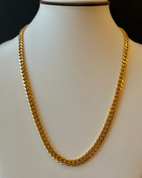 22K Gold Men's Chain (24 Inches)