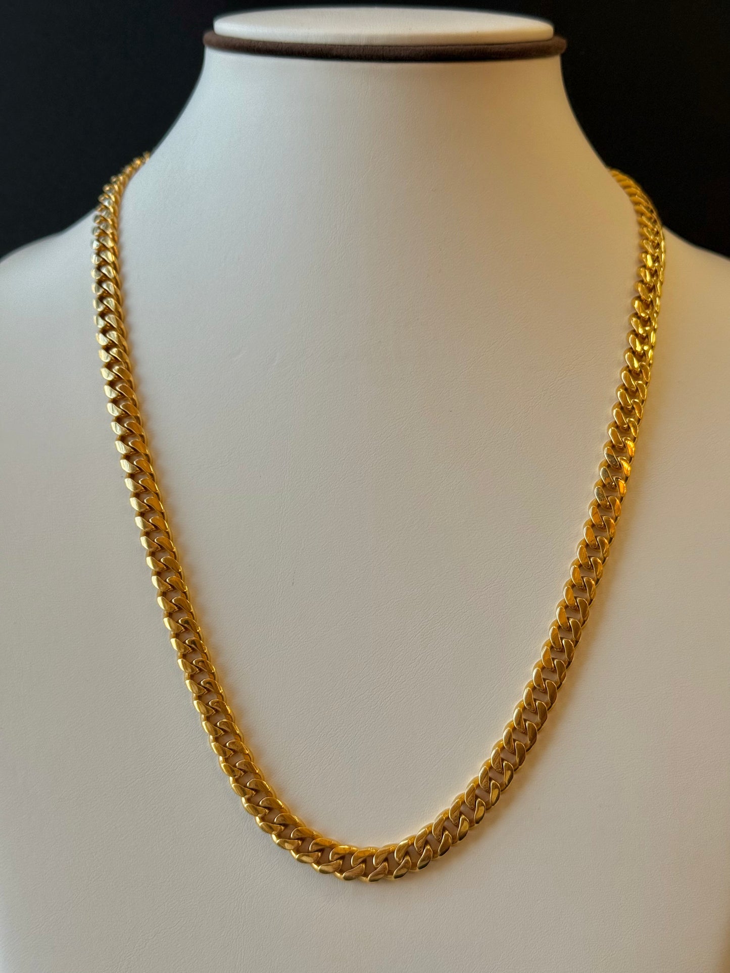22K Gold Men's Chain (24 Inches)