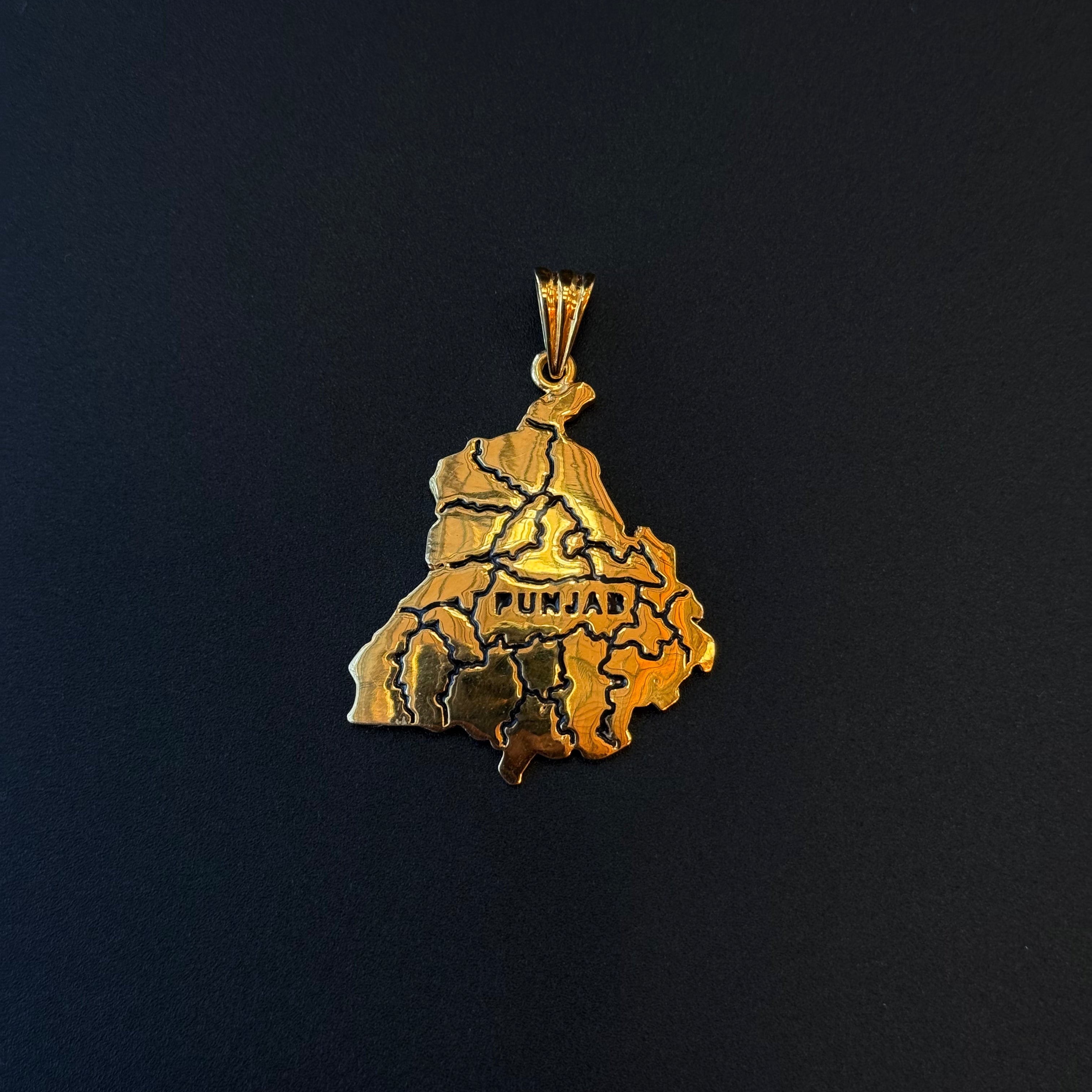 22K Gold Contemporary Pendant