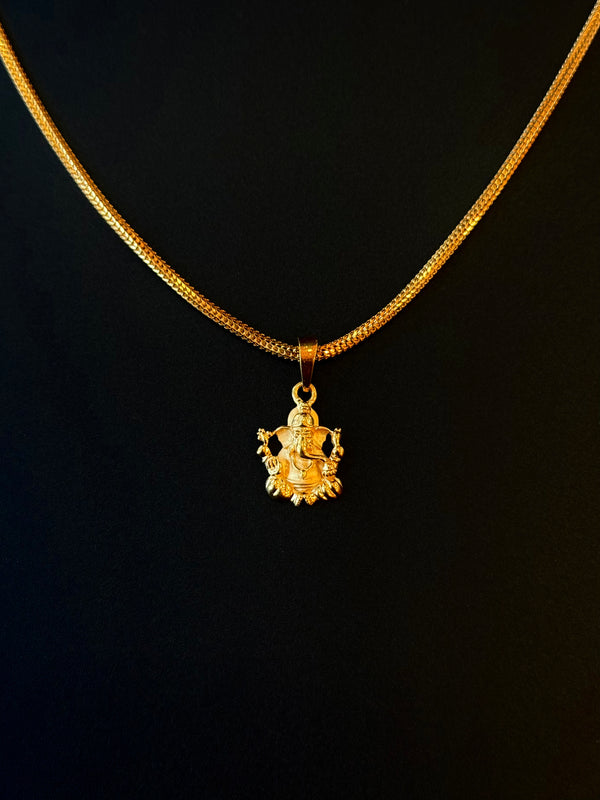 22K Gold Minimal Pendant