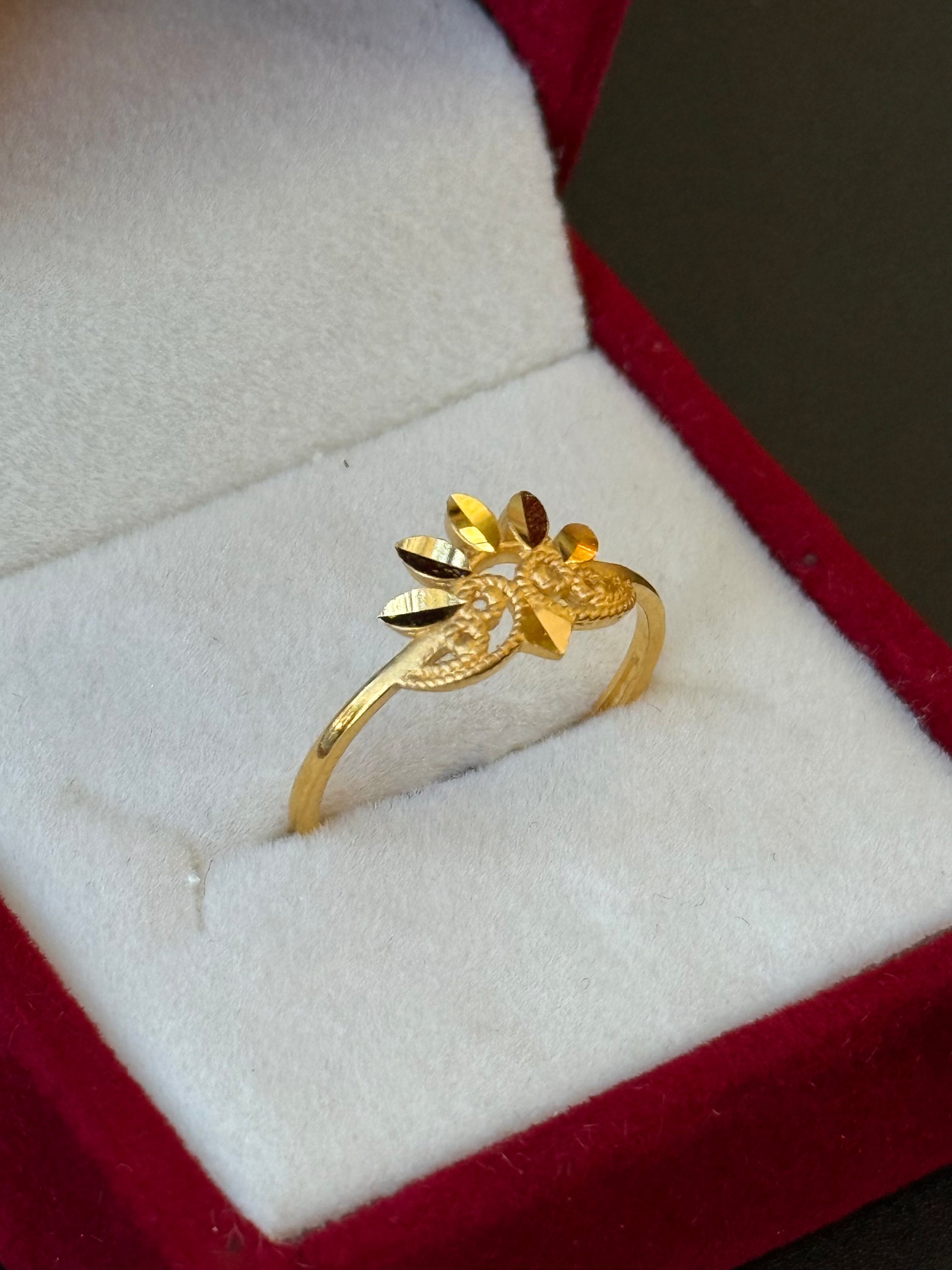 22Kt plain Gold Ladies Ring