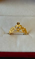 22Kt plain Gold Ladies Ring