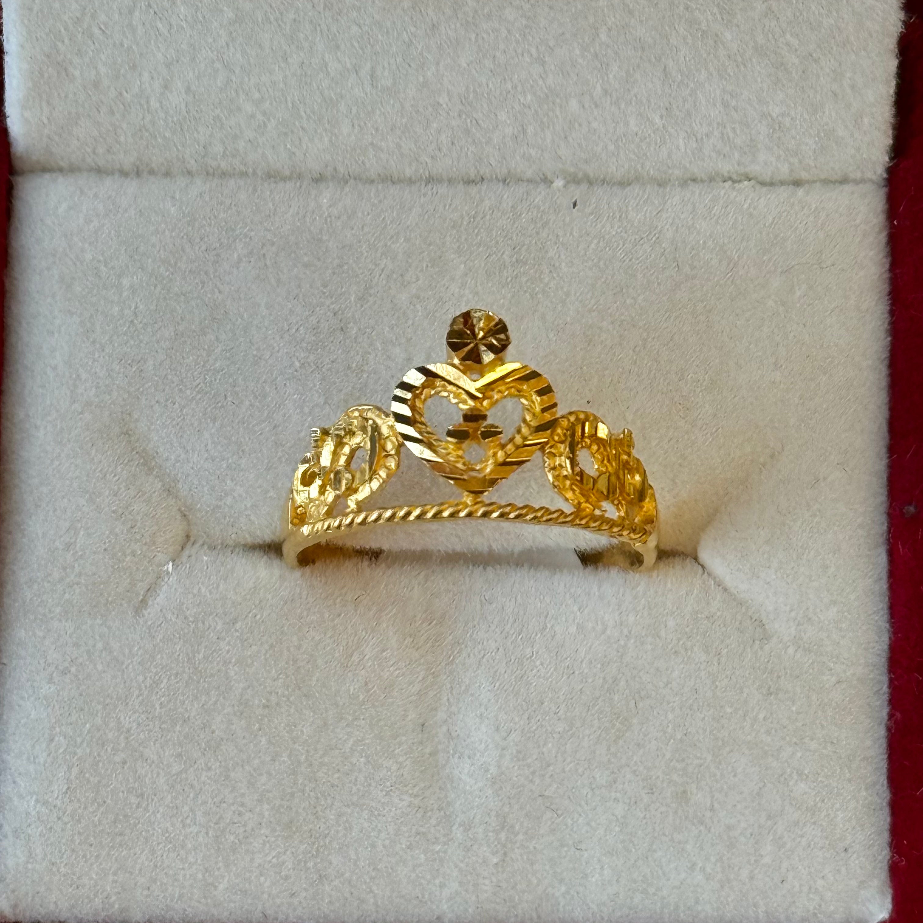 22Kt plain Gold Ladies Ring