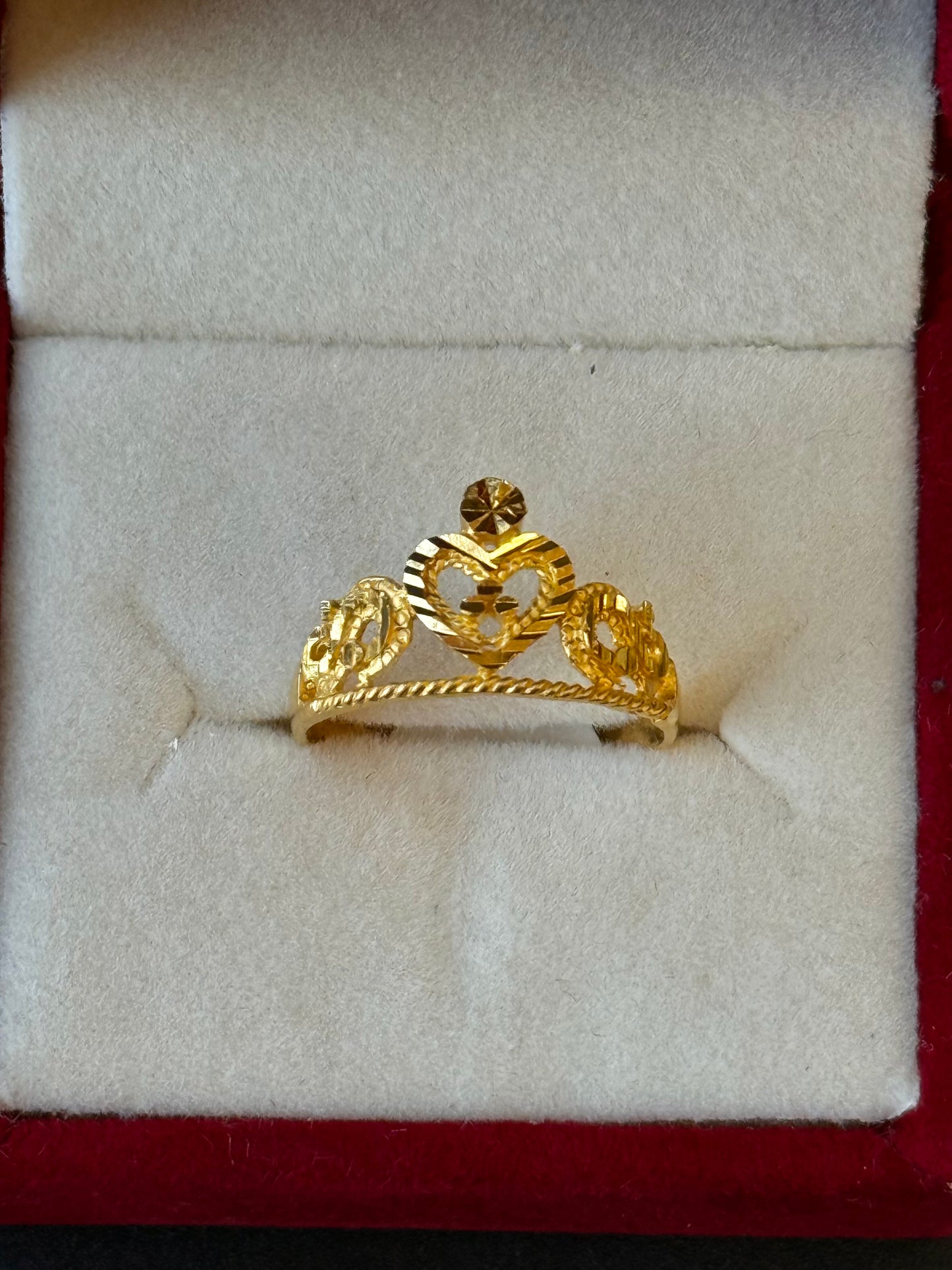 22Kt plain Gold Ladies Ring