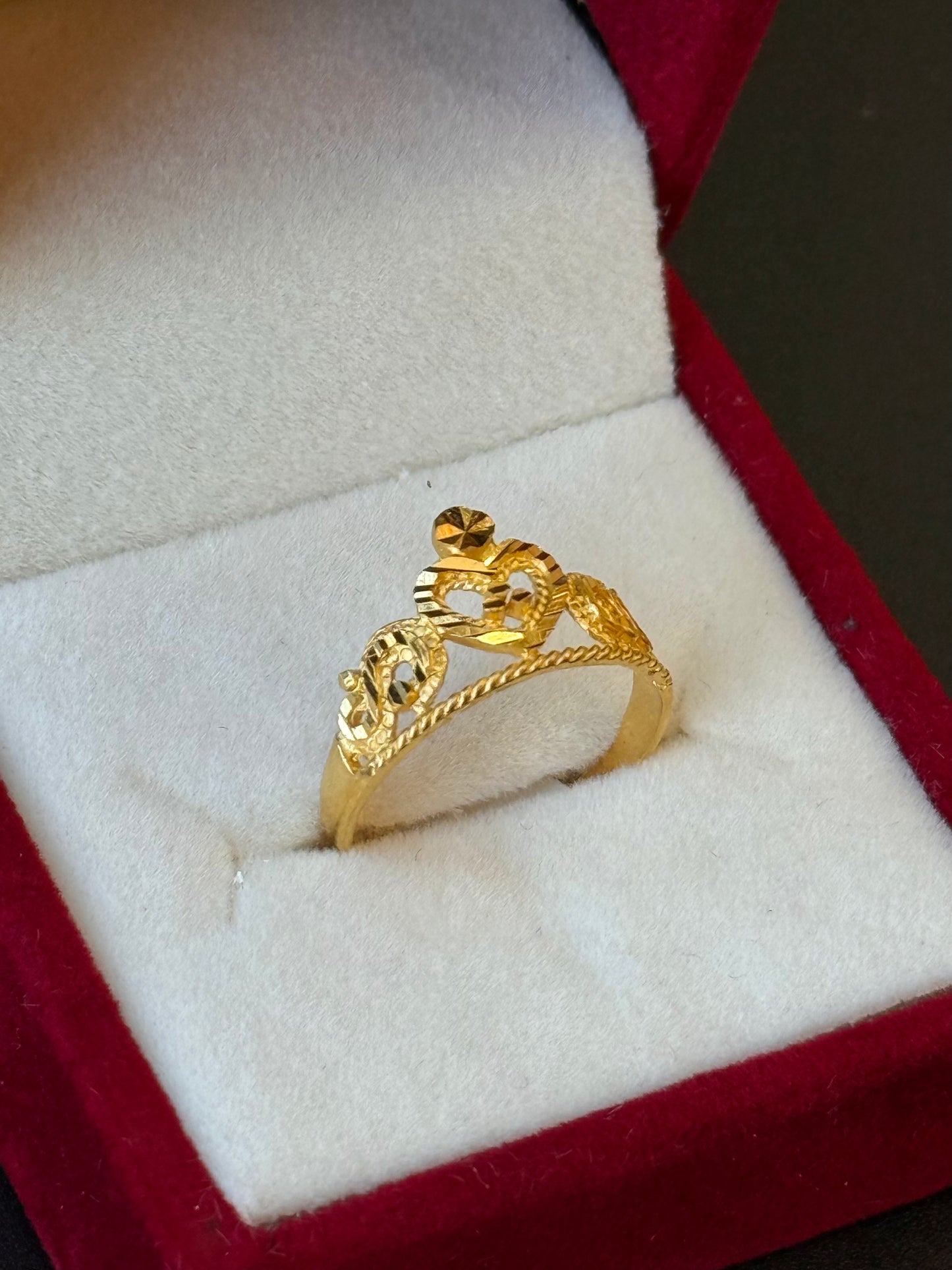 22Kt plain Gold Ladies Ring