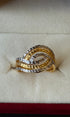 22Kt Two Tone Gold Ring