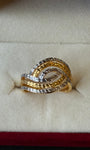 22Kt Two Tone Gold Ring