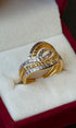 22Kt Two Tone Gold Ring