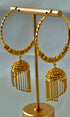 22Kt Plain Gold Hanging Earrings 