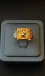 22K Gold Iconic Mens Ring