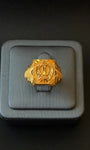 22K Gold Bold Mens Ring