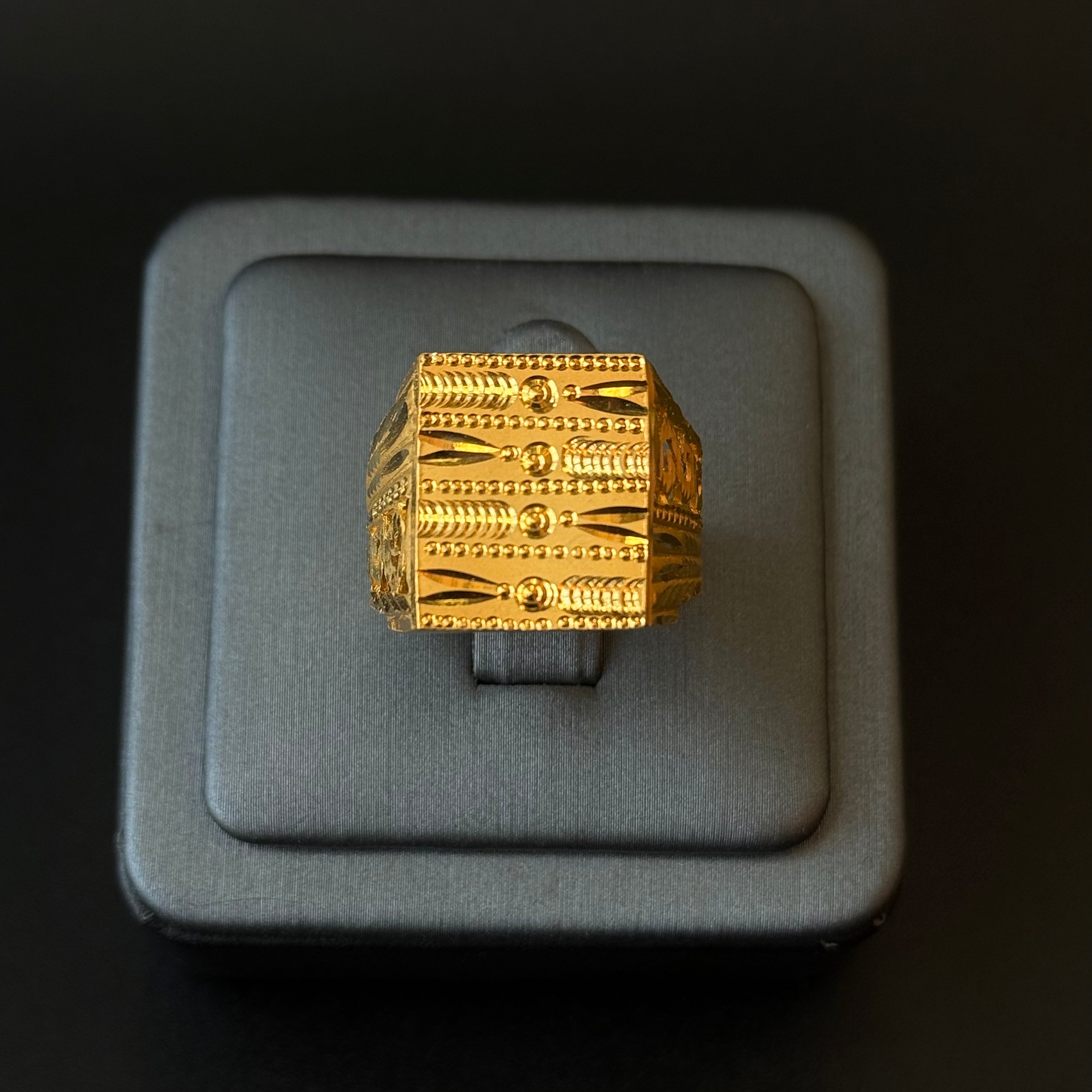 22K Gold Men's Ring