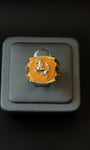 22K Gold Signature Mens Ring