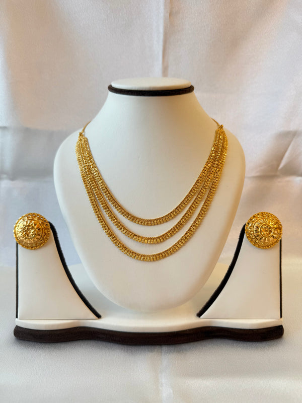 22Kt Gold Designer Necklace Set