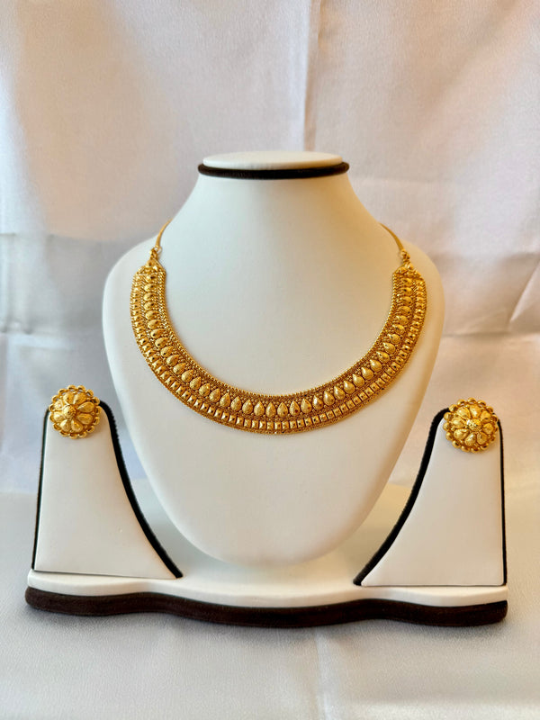 22Kt Gold Designer Necklace Set