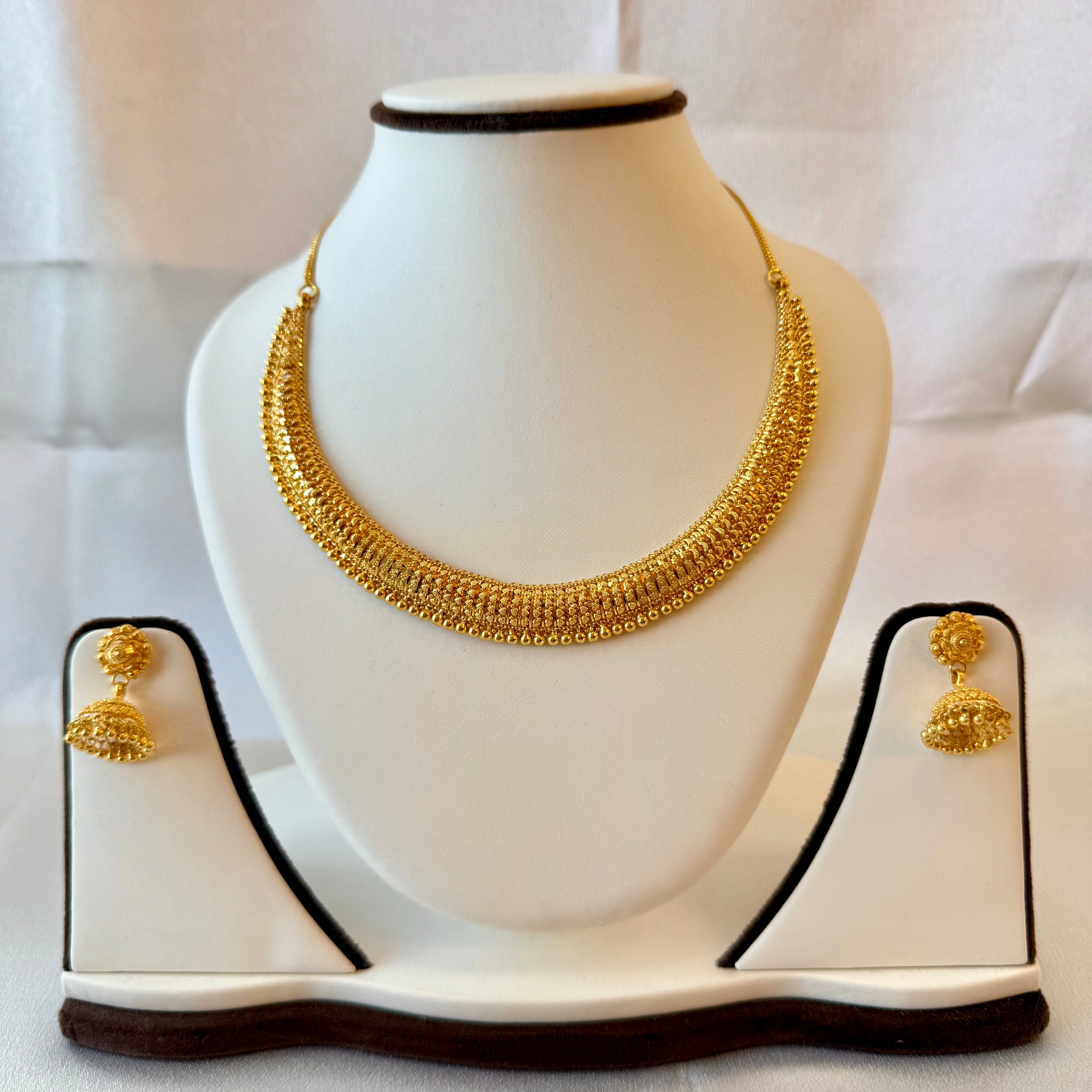 22K Gold Stylish Necklace