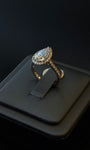 14Kt White Gold Lab Diamond Ring