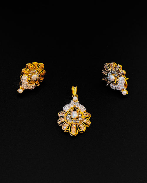 22K Gold Ladies Pendant Set - Punjab Jewellers
