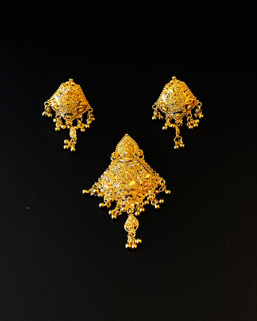 22K Gold Ladies Pendant Set - Punjab Jewellers