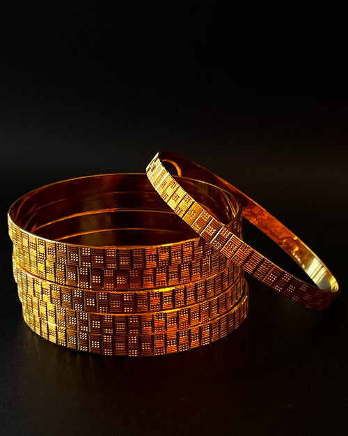 22K Gold Ladies Bangles Set