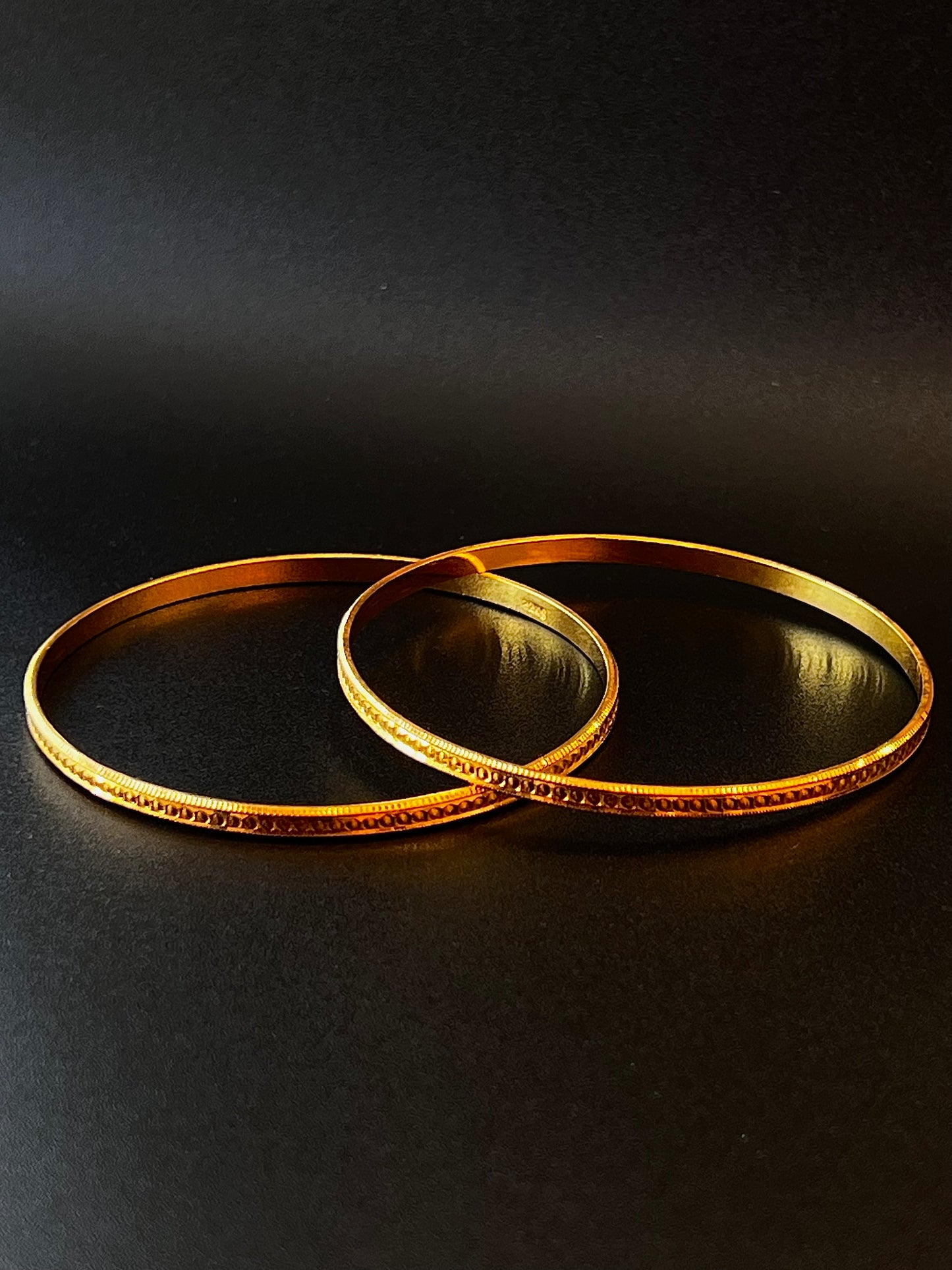 22K Gold Ladies Bangles Set